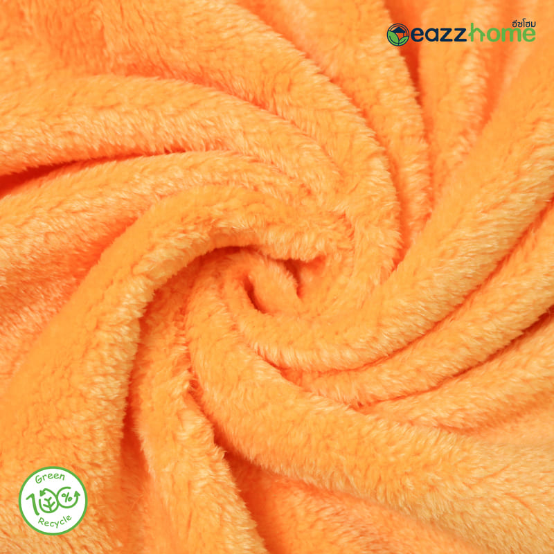 orange plush blanket