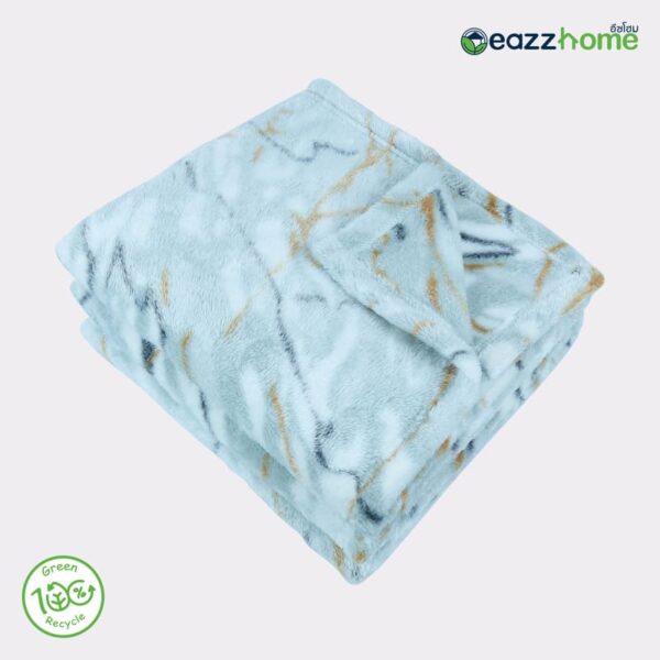 frosted fluffy blanket turquoise