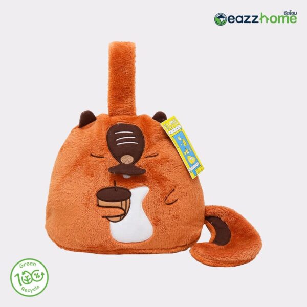 brown doll blanket bag