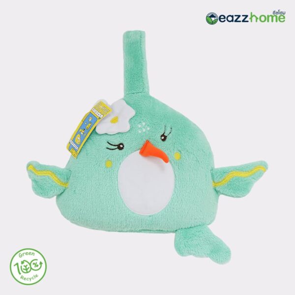 green doll blanket bag