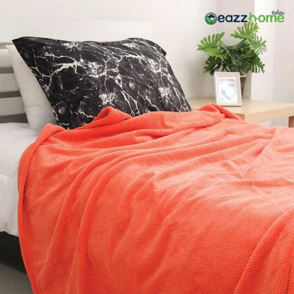 orange flannel blanket