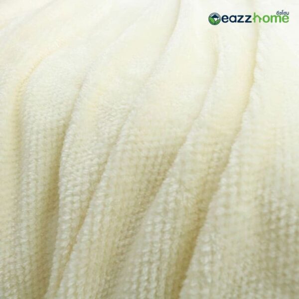 cream flannel blanket